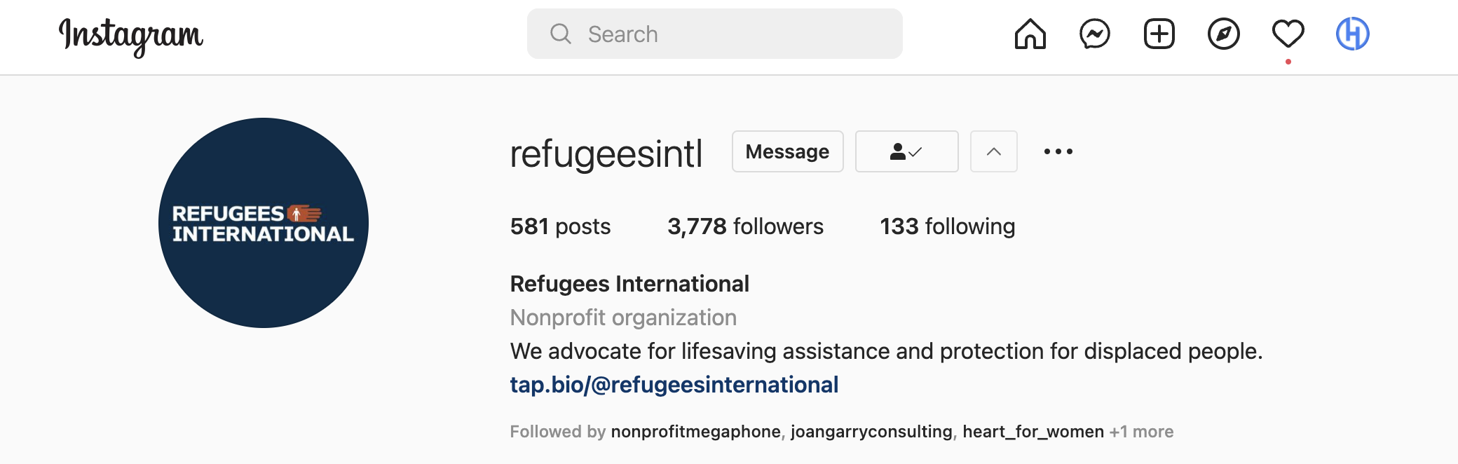 refugeesintl instagram